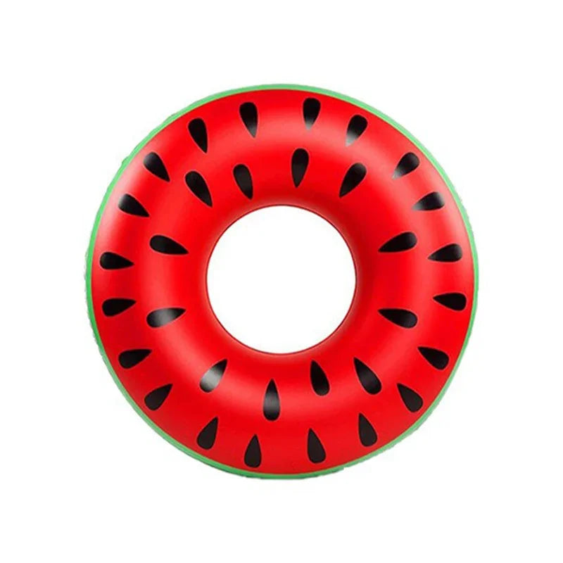 1 anillo de natación de sandía, círculo de natación inflable de PVC para deportes al aire libre, fiesta en la playa, piscina, anillo flotante