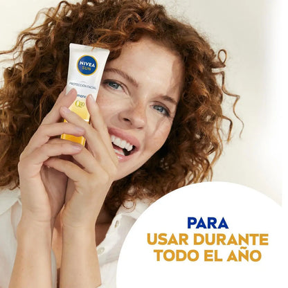 Nivea sun fp 50 anti-aging & anti-stain uv facial sun cream 50ml