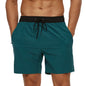Escatch Brand 2026 Men's Stretch Swim Trunks Quick Dry Beach Shorts With Zipper Pockets and Mesh Lining