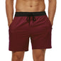 Escatch Brand 2026 Men's Stretch Swim Trunks Quick Dry Beach Shorts With Zipper Pockets and Mesh Lining