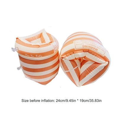 2pcs PVC Inflatable Arm Rings Summer Swimming Arm Floater Kids Pool Float Sleeve Inflatable Pool Buoy Armbands Pool Accessories
