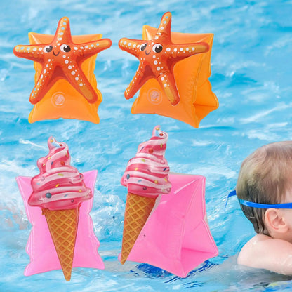 Inflatable Arm Bands Swimming Armbands for Learning Swim Girls Boys Beginner