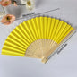 Foldable Fan Hand Fans Folding Fan Hand Dancing Fans Chinese Wedding Fans for Women Japanese Fan Abanico Mujer