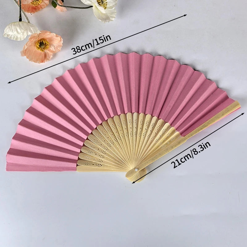 Foldable Fan Hand Fans Folding Fan Hand Dancing Fans Chinese Wedding Fans for Women Japanese Fan Abanico Mujer