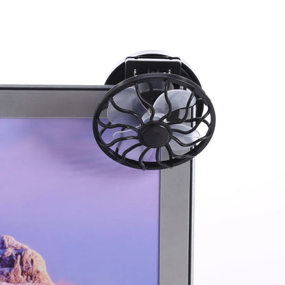 Portable Mini Solar Powered Clip Fan Outdoor Cap Clip Cooler Desktop Electric Fan Student Dormitory Ventilador Cooling Appliance