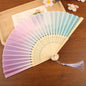 Foldable Fan Hand Fans Folding Fan Hand Dancing Fans Chinese Wedding Fans for Women Japanese Fan Abanico Mujer