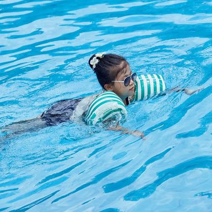 1pair Durable Safety Arm Floats Thickened PVC Swim Tube Inflatable Wear-Resistant Float Sleeve for Adult Kids
