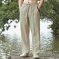 New Men's Beach Pants Joggers Fashion Cotton Linen Sweatpants Casual Pants Hawaiian Vacation Loose Spring/Summer Long M-4XL