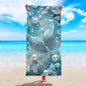 1pc Beach turtle animal printed beach towel, quick drying absorbent beach towel, outdoor sports swimming beach towel
