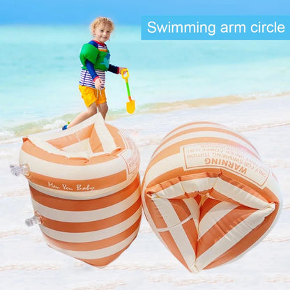2pcs PVC Inflatable Arm Rings Summer Swimming Arm Floater Kids Pool Float Sleeve Inflatable Pool Buoy Armbands Pool Accessories