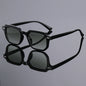 1Pc Men's Fashion Glasses New Trendy Square Frame Retro Rivet Y2K Music Festival Cool Street Style Decoration Suitable for Daily