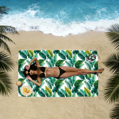 Thin Lightweight Microfiber Beach Towel Sand Free Quick Dry Absorbent Compact Towels for Swimming Pool Camping Beach Accessories
