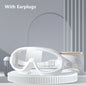 Fashion Waterproof Anti-UV Wide Vision Big Frame Silicone Diving Eyewear Swimming Glasses Swim Eyewear Swimming Goggles