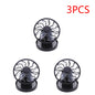 Portable Mini Solar Powered Clip Fan Outdoor Cap Clip Cooler Desktop Electric Fan Student Dormitory Ventilador Cooling Appliance