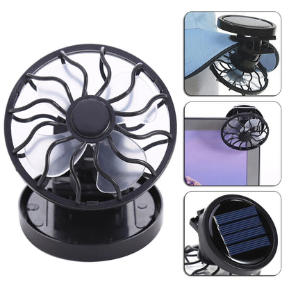 Portable Mini Solar Powered Clip Fan Outdoor Cap Clip Cooler Desktop Electric Fan Student Dormitory Ventilador Cooling Appliance