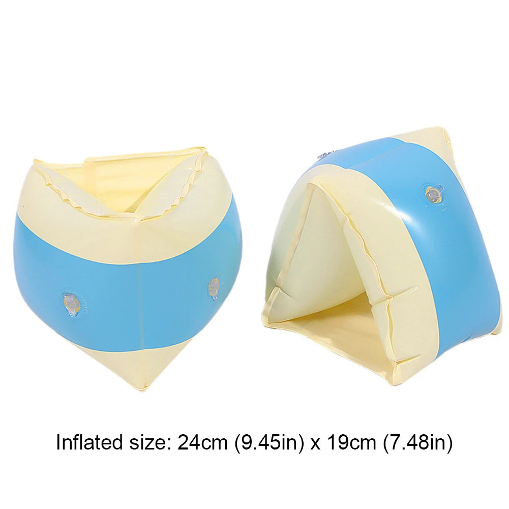 2pcs PVC Inflatable Arm Rings Summer Swimming Arm Floater Kids Pool Float Sleeve Inflatable Pool Buoy Armbands Pool Accessories