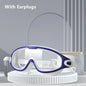 Fashion Waterproof Anti-UV Wide Vision Big Frame Silicone Diving Eyewear Swimming Glasses Swim Eyewear Swimming Goggles