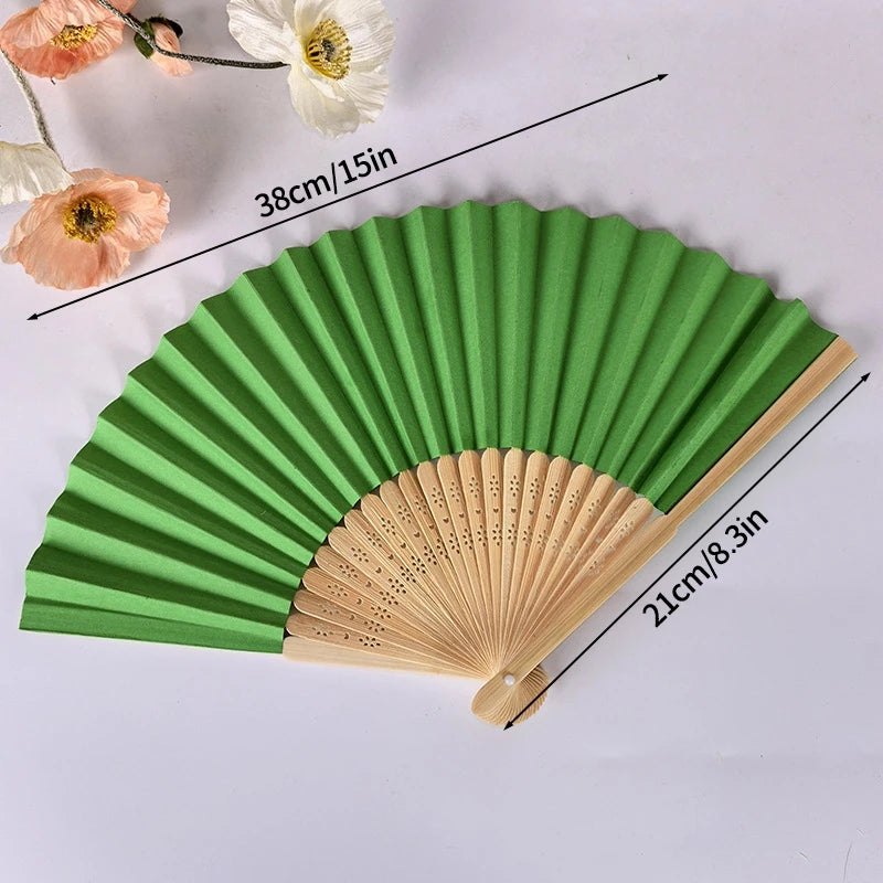 Foldable Fan Hand Fans Folding Fan Hand Dancing Fans Chinese Wedding Fans for Women Japanese Fan Abanico Mujer
