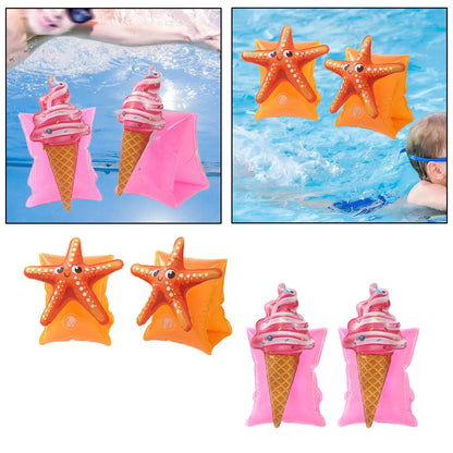 Inflatable Arm Bands Swimming Armbands for Learning Swim Girls Boys Beginner