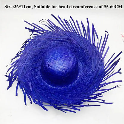 Unisex Beach Sunscreen Hat High Quality Fashion Fishing Straw Cap Sun Protection Hat Men Women Outdoor