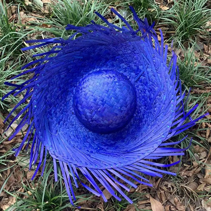 Unisex Beach Sunscreen Hat High Quality Fashion Fishing Straw Cap Sun Protection Hat Men Women Outdoor
