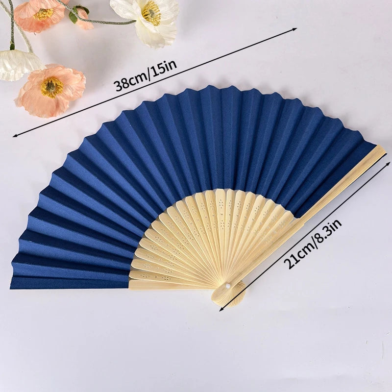 Foldable Fan Hand Fans Folding Fan Hand Dancing Fans Chinese Wedding Fans for Women Japanese Fan Abanico Mujer