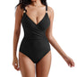 Women's Summer V-neck Swimsuit Slim Bikini One-piece Swimming Suit Bathwear Bathing Suits One Piece Swimsuits Female