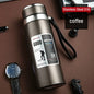 600ML/1000ML/1200ML Double Stainless Steel 316 Thermal Flask with Filter Portable Coffee Tea Thermal Bottle Travel Tumbler