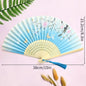 Foldable Fan Hand Fans Folding Fan Hand Dancing Fans Chinese Wedding Fans for Women Japanese Fan Abanico Mujer
