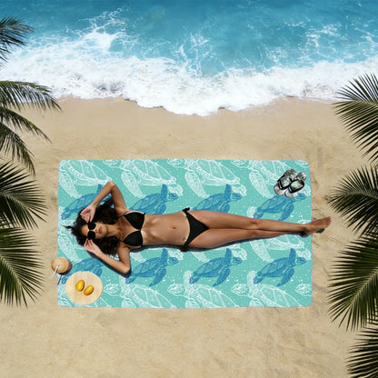 Thin Lightweight Microfiber Beach Towel Sand Free Quick Dry Absorbent Compact Towels for Swimming Pool Camping Beach Accessories