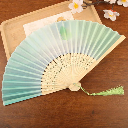 Foldable Fan Hand Fans Folding Fan Hand Dancing Fans Chinese Wedding Fans for Women Japanese Fan Abanico Mujer