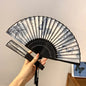 Foldable Fan Hand Fans Folding Fan Hand Dancing Fans Chinese Wedding Fans for Women Japanese Fan Abanico Mujer