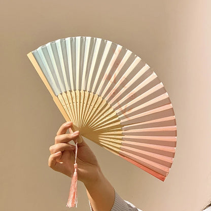 Foldable Fan Hand Fans Folding Fan Hand Dancing Fans Chinese Wedding Fans for Women Japanese Fan Abanico Mujer