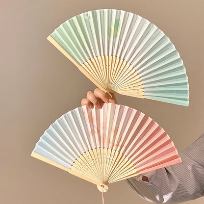 Foldable Fan Hand Fans Folding Fan Hand Dancing Fans Chinese Wedding Fans for Women Japanese Fan Abanico Mujer