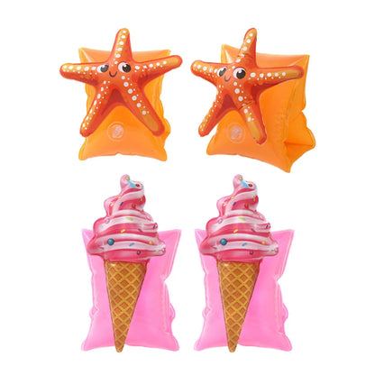 Inflatable Arm Bands Swimming Armbands for Learning Swim Girls Boys Beginner