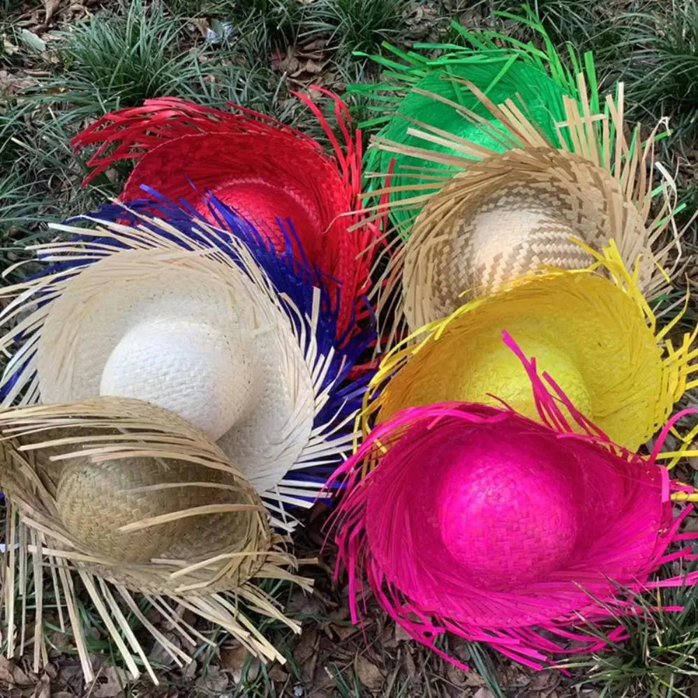Unisex Beach Sunscreen Hat High Quality Fashion Fishing Straw Cap Sun Protection Hat Men Women Outdoor