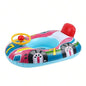 Baby Swimming Pool Float, Cute Car Design Kids Toddler Inflatable Summer Beach Floatie Boat Swim Tube Ring with Handles Safety