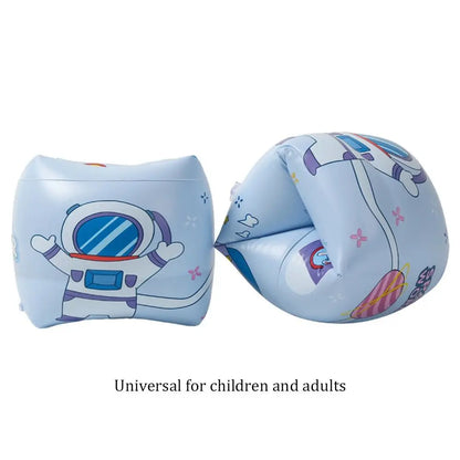 1pair Durable Safety Arm Floats Thickened PVC Swim Tube Inflatable Wear-Resistant Float Sleeve for Adult Kids
