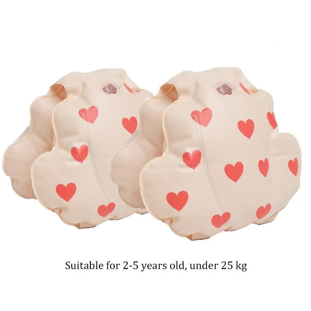 1pair Durable Safety Arm Floats Thickened PVC Swim Tube Inflatable Wear-Resistant Float Sleeve for Adult Kids