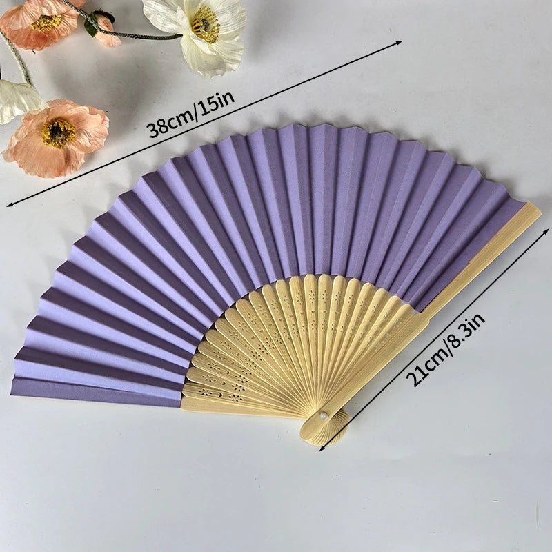 Foldable Fan Hand Fans Folding Fan Hand Dancing Fans Chinese Wedding Fans for Women Japanese Fan Abanico Mujer