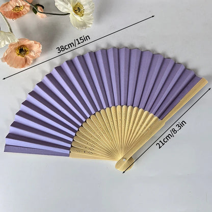 Foldable Fan Hand Fans Folding Fan Hand Dancing Fans Chinese Wedding Fans for Women Japanese Fan Abanico Mujer