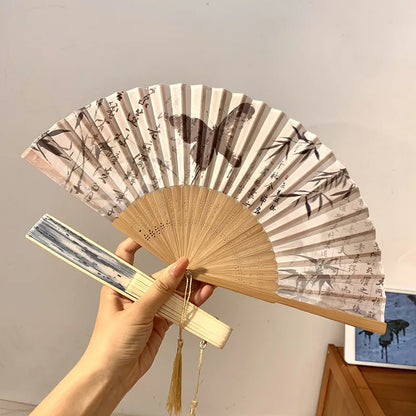 Foldable Fan Hand Fans Folding Fan Hand Dancing Fans Chinese Wedding Fans for Women Japanese Fan Abanico Mujer