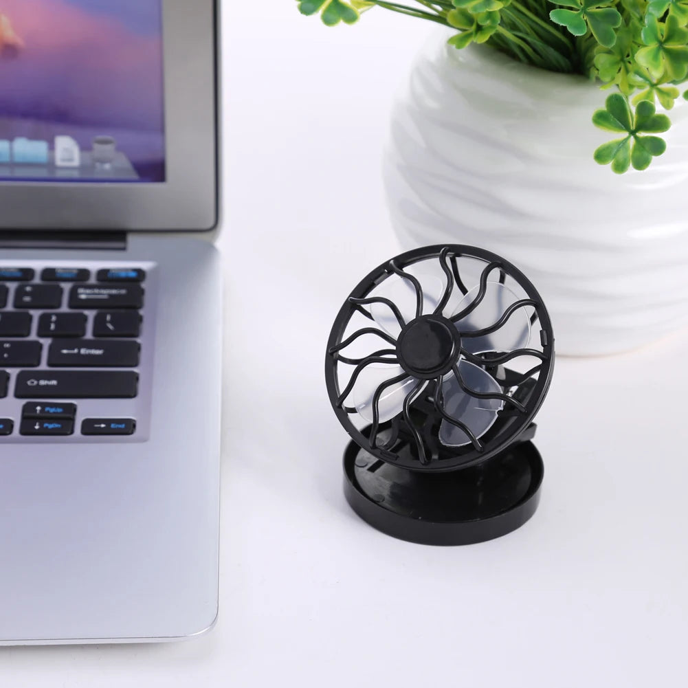 Portable Mini Solar Powered Clip Fan Outdoor Cap Clip Cooler Desktop Electric Fan Student Dormitory Ventilador Cooling Appliance
