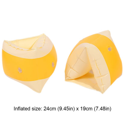 2pcs PVC Inflatable Arm Rings Summer Swimming Arm Floater Kids Pool Float Sleeve Inflatable Pool Buoy Armbands Pool Accessories