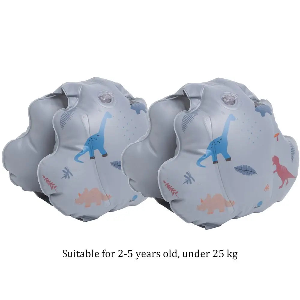 1pair Durable Safety Arm Floats Thickened PVC Swim Tube Inflatable Wear-Resistant Float Sleeve for Adult Kids