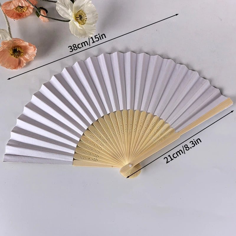 Foldable Fan Hand Fans Folding Fan Hand Dancing Fans Chinese Wedding Fans for Women Japanese Fan Abanico Mujer
