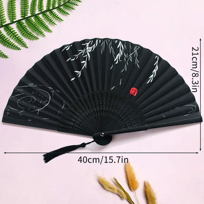 Foldable Fan Hand Fans Folding Fan Hand Dancing Fans Chinese Wedding Fans for Women Japanese Fan Abanico Mujer