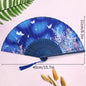Foldable Fan Hand Fans Folding Fan Hand Dancing Fans Chinese Wedding Fans for Women Japanese Fan Abanico Mujer