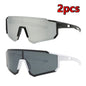 1/2pcs Cycling Sunglasses Women UV400 Sandproof Eye Protector Sun Glasses Outdoor Sports Goggle Protection Anti Radiation Lens