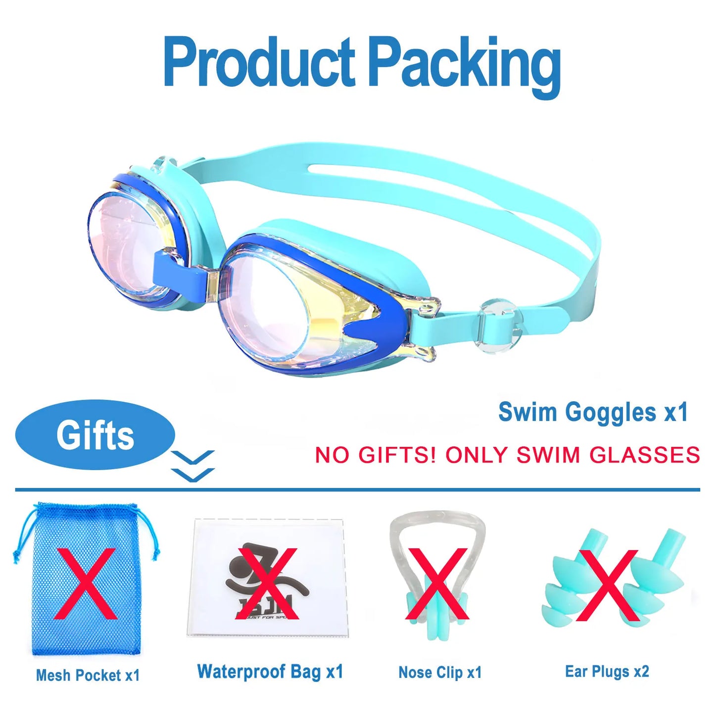 JSJM Professional Kids Swimming Goggles Anti-Fog UV Protection Waterproof Silicone Swim Glasses for Boys Girls Swim Eyewear Gift